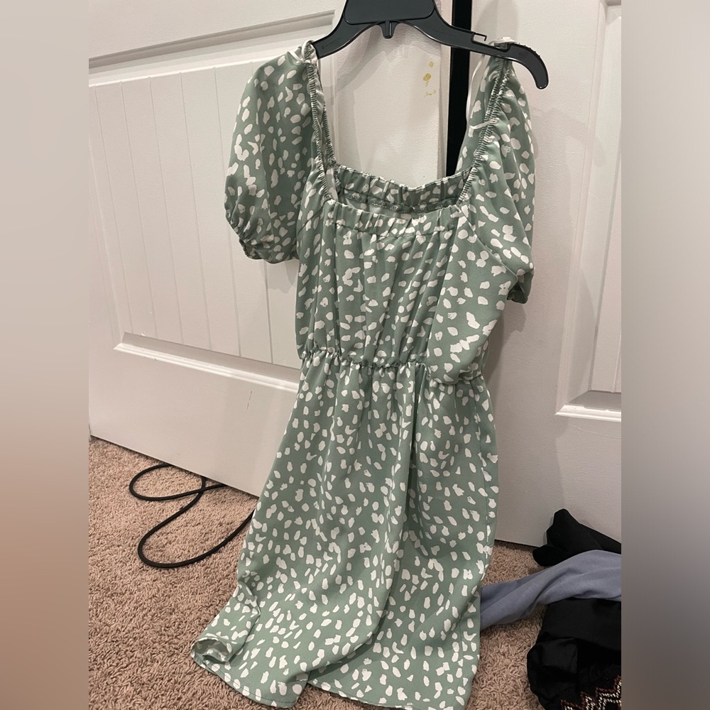 Green dress